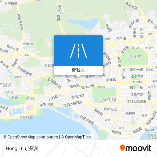 Hongli Lu地图