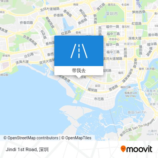 Jindi 1st Road地图