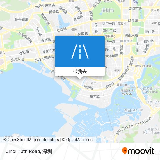 Jindi 10th Road地图