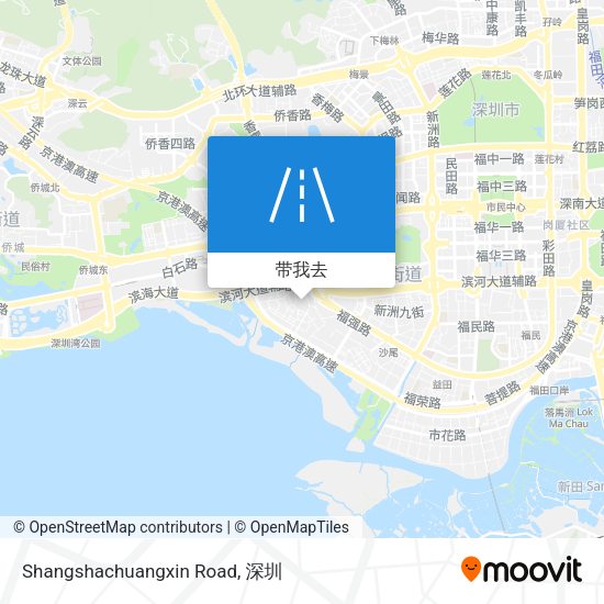 Shangshachuangxin Road地图