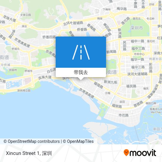Xincun Street 1地图