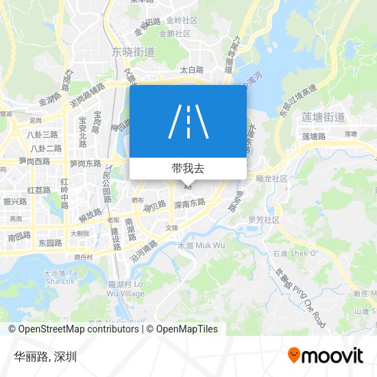 华丽路地图