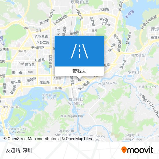 友谊路地图