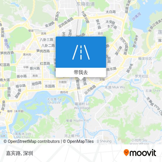 嘉宾路地图
