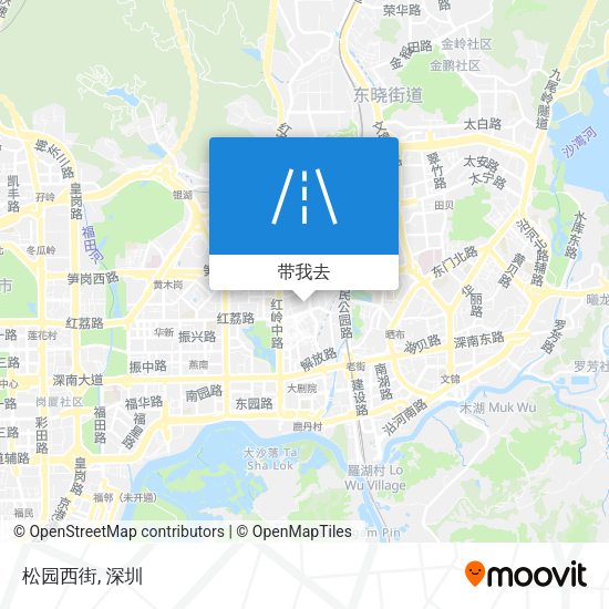 松园西街地图