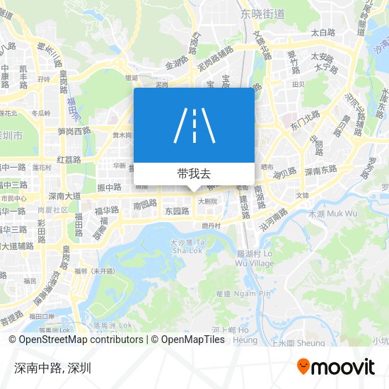 深南中路地图