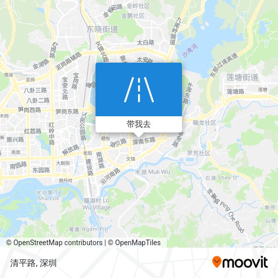 清平路地图