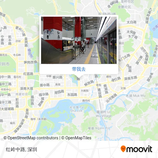 红岭中路地图