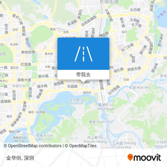 金华街地图