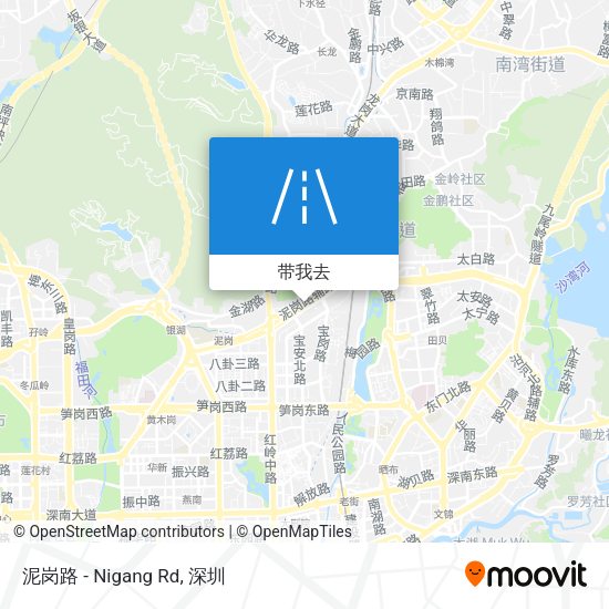 泥岗路 - Nigang Rd地图
