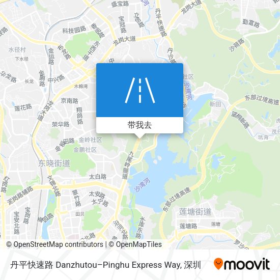 丹平快速路 Danzhutou–Pinghu Express Way地图