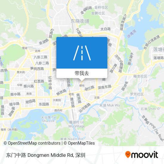 东门中路 Dongmen Middle Rd地图