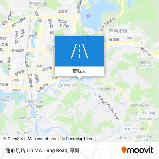 蓮麻坑路 Lin MA Hang Road地图