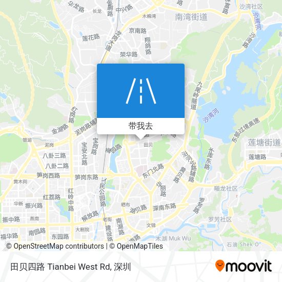 田贝四路 Tianbei West Rd地图