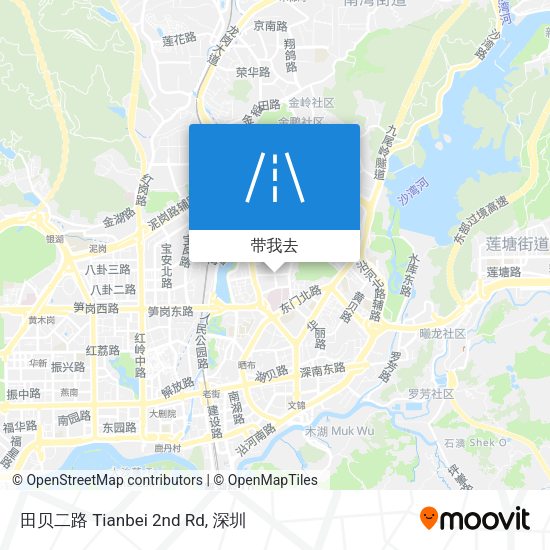 田贝二路 Tianbei 2nd Rd地图