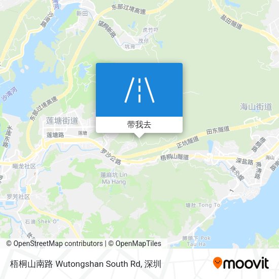 梧桐山南路 Wutongshan South Rd地图