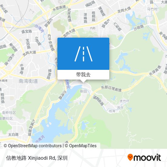 信教地路 Xinjiaodi Rd地图