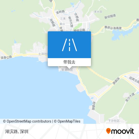 湖滨路地图