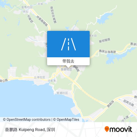 葵鹏路 Kuipeng Road地图