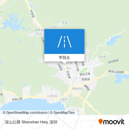 深山公路 Shenshan Hwy地图