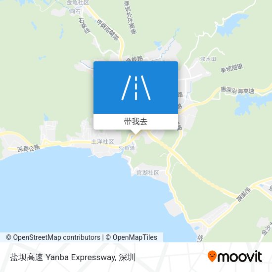 盐坝高速 Yanba Expressway地图