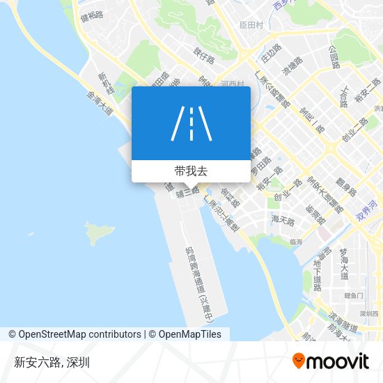 新安六路地图