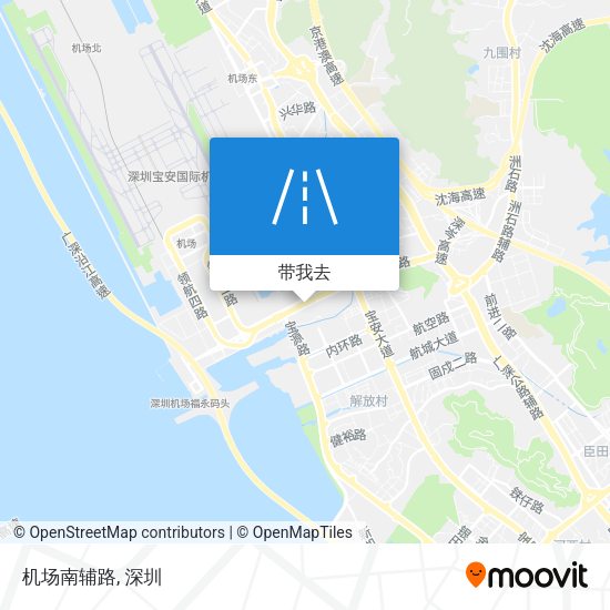 机场南辅路地图