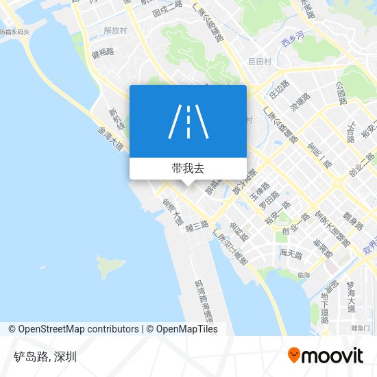 铲岛路地图