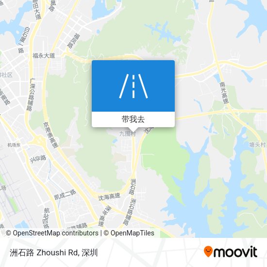 洲石路 Zhoushi Rd地图