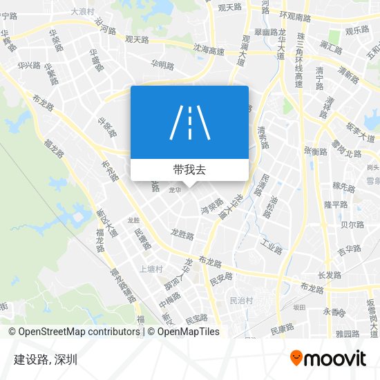 建设路地图
