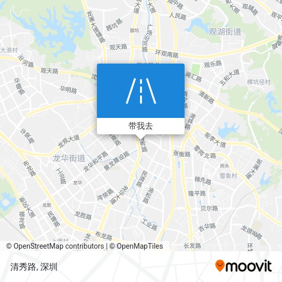清秀路地图