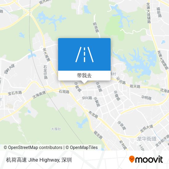 机荷高速 Jihe Highway地图