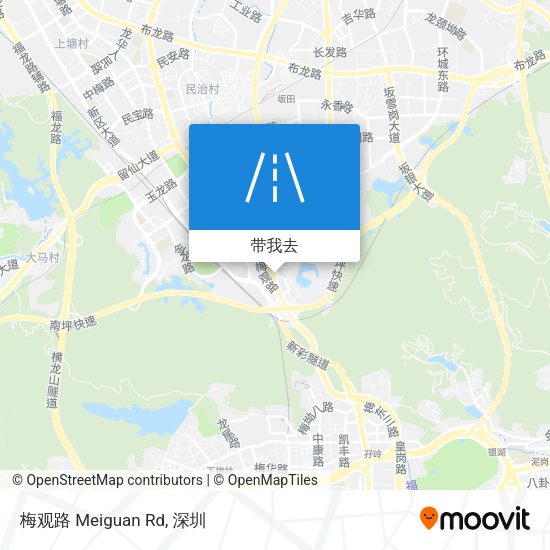 梅观路 Meiguan Rd地图