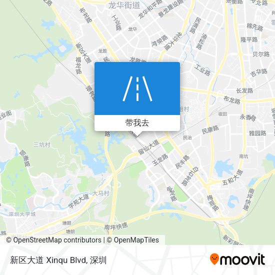 新区大道 Xinqu Blvd地图