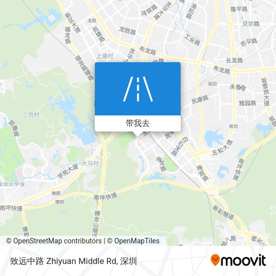 致远中路 Zhiyuan Middle Rd地图