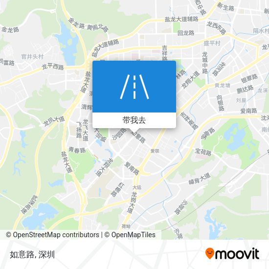 如意路地图