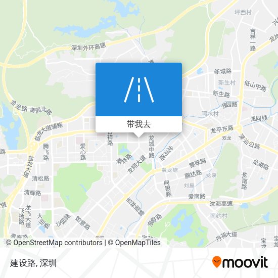 建设路地图