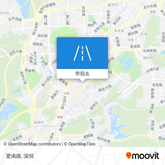 爱南路地图