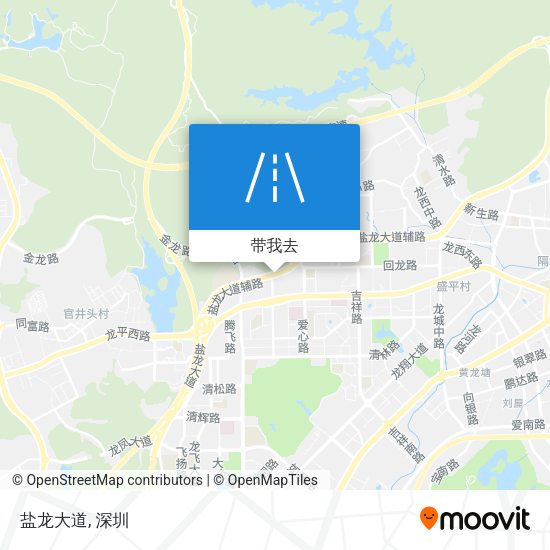 盐龙大道地图