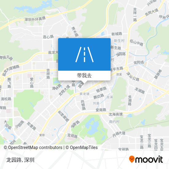 龙园路地图