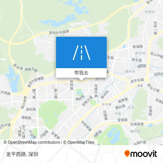 龙平西路地图