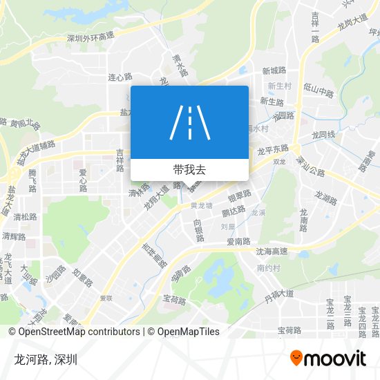 龙河路地图
