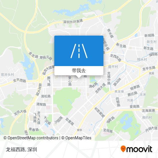 龙福西路地图