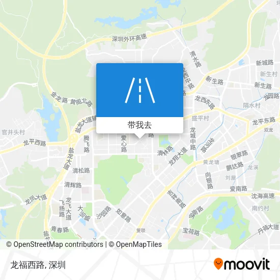 龙福西路地图