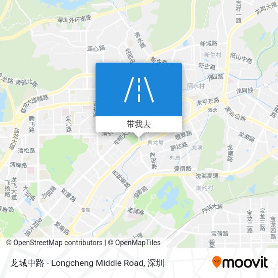 龙城中路 - Longcheng Middle Road地图