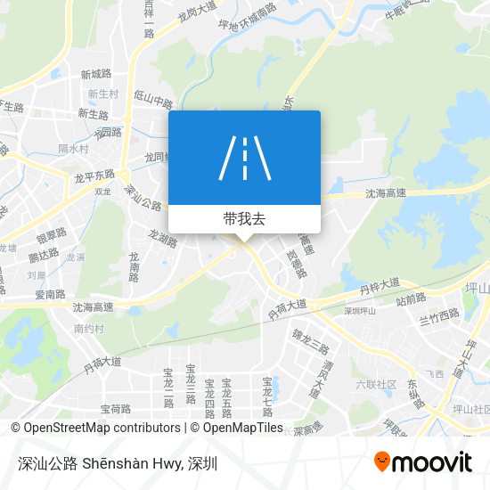 深汕公路 Shēnshàn Hwy地图