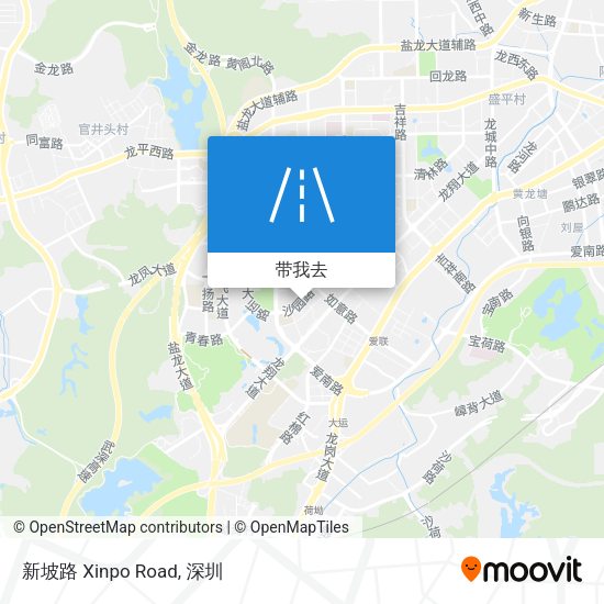 新坡路 Xinpo Road地图