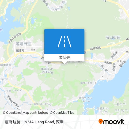 蓮麻坑路 Lin MA Hang Road地图