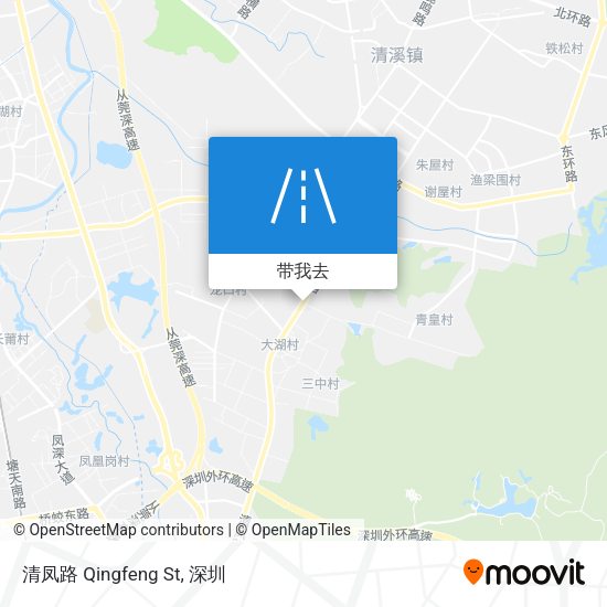 清凤路 Qingfeng St地图