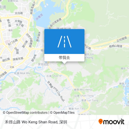 禾徑山路 Wo Keng Shan Road地图